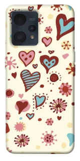 Чохол на Realme 9 4G / 9 Pro+ Pretty hearts фото 1 з 1