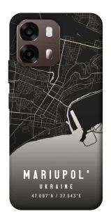 Чехол на Oppo A6 Mariupol map фото 1 из 2