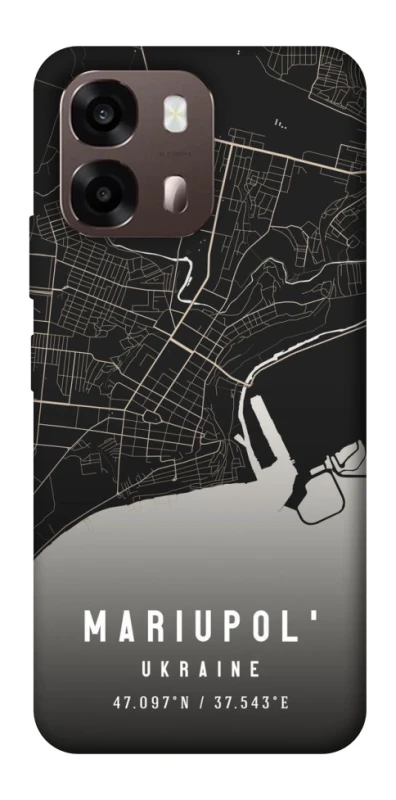 Чехол на Oppo A6 Mariupol map фото 2 из 2