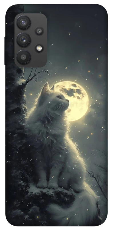 Чохол на Samsung Galaxy A32 (A325F) 4G Кіт під місяцем фото 1 з 1