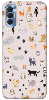 Чохол на TECNO Spark 8P Cat style ver.1 фото 1 з 1