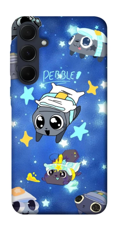 Чохол на Samsung Galaxy A35 Pebble kitten stars фото 1 з 1