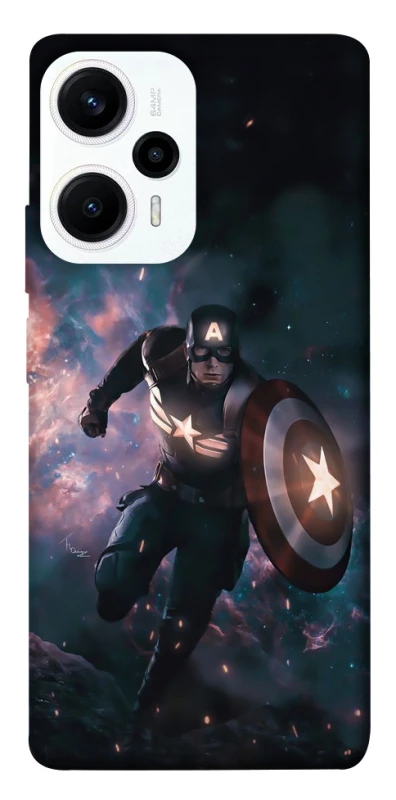 Чохол на Xiaomi Poco F5 / Note 12 Turbo Captain America фото 1 з 1