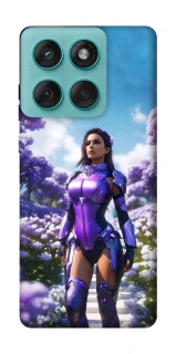 Чехол на Motorola Edge 60 Fusion Cyber space girl ver.4 фото 1 из 1