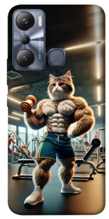 Чехол на Infinix Hot 20i Качок кот фото 1 из 1