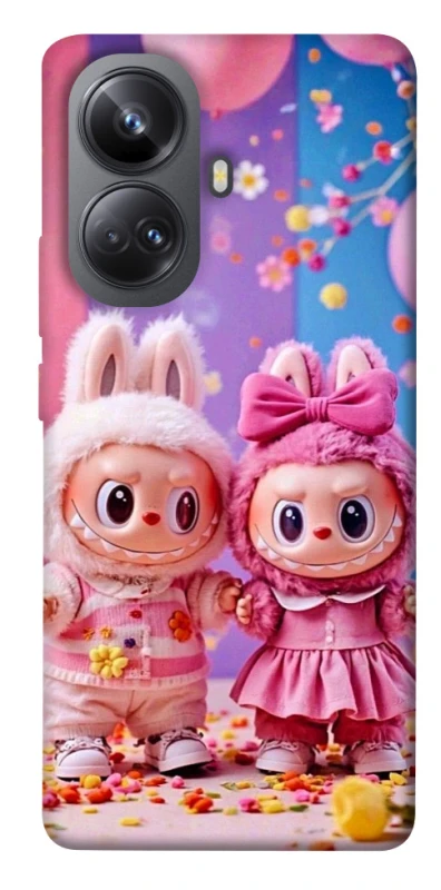 Чехол на Realme 10 Pro+ Labubu twins ver.2 фото 1 из 1