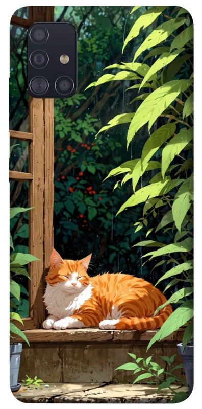 Чехол на Samsung Galaxy A51 red cat фото 1 из 1