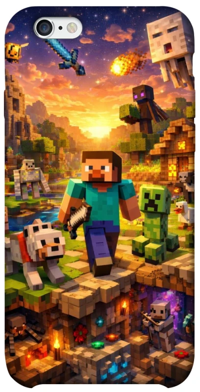 Чохол на Apple iPhone 6/6s (4.7") Minecraft v6 фото 1 з 1