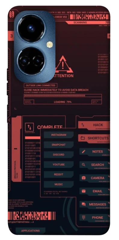 Чохол на TECNO Camon 19 Attention фото 1 з 1