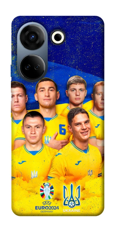 Чехол на TECNO Camon 20 Pro (CK7n) Сбоная Украины v2 фото 1 из 1