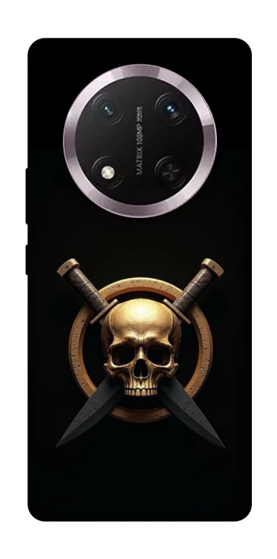 Чохол на Honor X9c Golden Skull фото 1 з 1