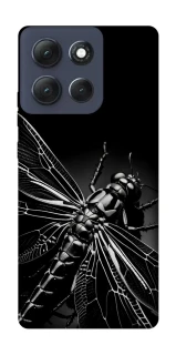 Чехол на Motorola Moto G86 Power Black dragonfly фото 1 из 1