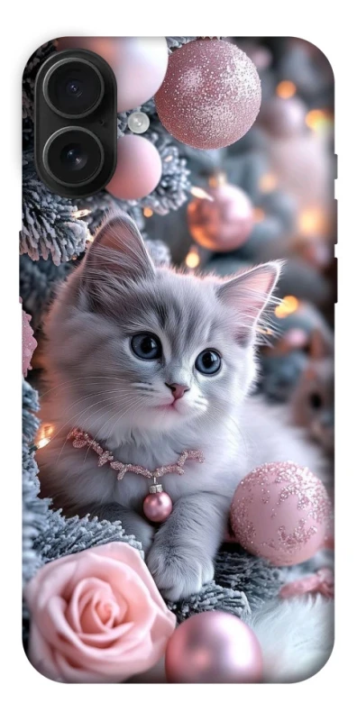 Чохол на Apple iPhone 16 Plus Christmas Kitty фото 1 з 1