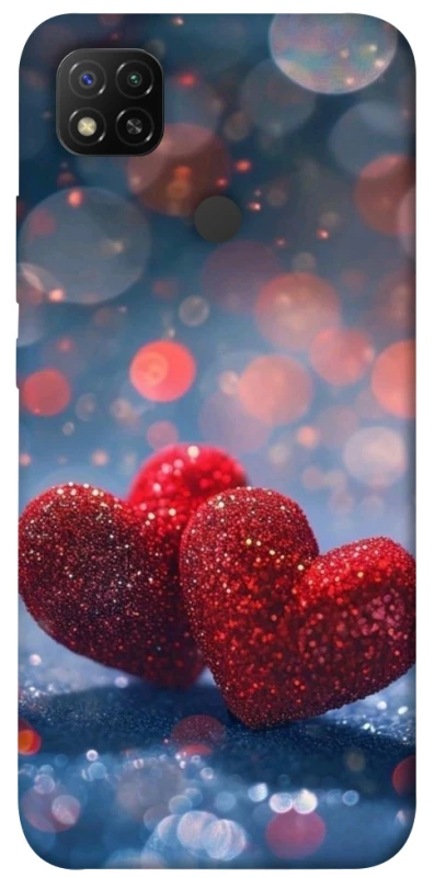 Чехол на Xiaomi Redmi 9C Red hearts фото 1 из 1