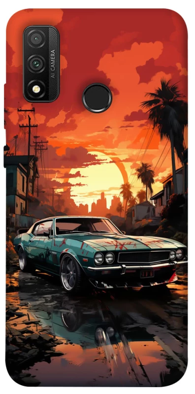 Чохол на Huawei P Smart (2020) Car at sunset фото 1 з 1