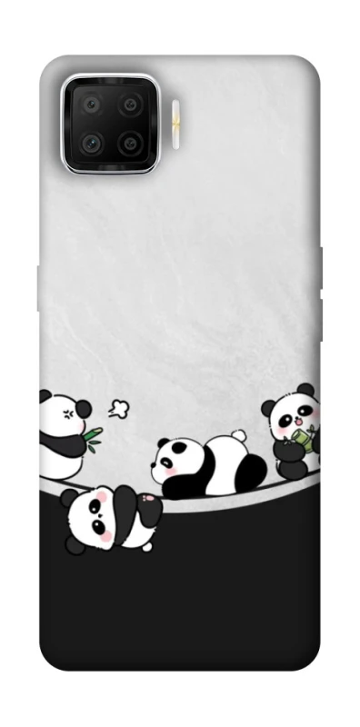 Чехол на Oppo A73 (2017) Four pandas фото 1 из 1