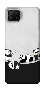 Чехол на Oppo A73 (2017) Four pandas фото 1 из 1