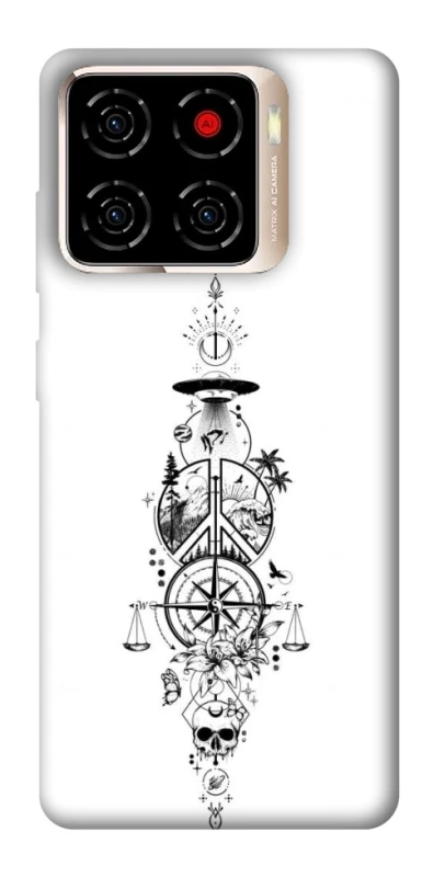 Чехол на ZTE Blade A56 Tattoo ver.7 фото 1 из 1