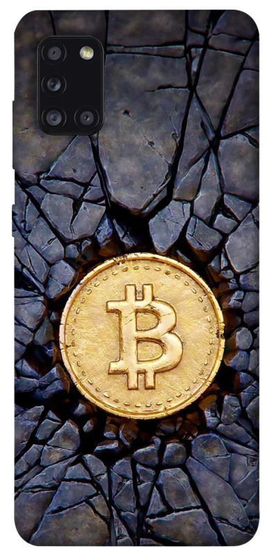Чехол на Samsung Galaxy A31 Bitcoin cracks фото 1 из 1