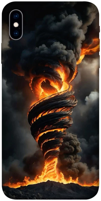 Чехол на Apple iPhone X (5.8") Огненный торнадо фото 1 из 1