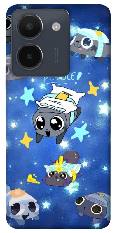 Чохол на Vivo Y36 Pebble kitten stars фото 1 з 1