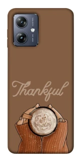 Чохол на Motorola Moto G54 Thankful coffee фото 1 Чохол на Motorola Moto G54 Thankful coffee фото 1 з 1