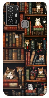 Чехол на ZTE Blade A52 Cats & Books фото 1 из 1