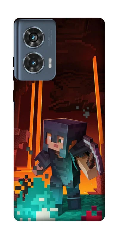 Чохол на Motorola Edge 50 Minecraft game adventure фото 1 з 1