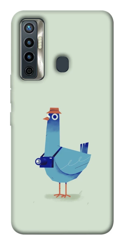 Чехол на TECNO Camon 17 Голуб-детектив фото 1 из 1