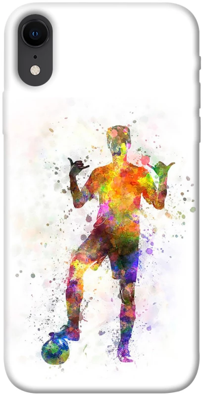 Чехол на Apple iPhone XR (6.1") Football Player v3 фото 1 из 1