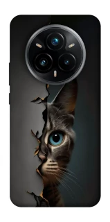 Чехол на Realme 14 Pro+ Кот-подглядыватель v2 фото 1 из 1