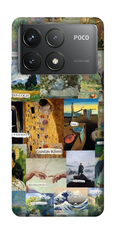 Чохол на Xiaomi Poco F6 Pro Art collage ver.8 фото 1 з 1