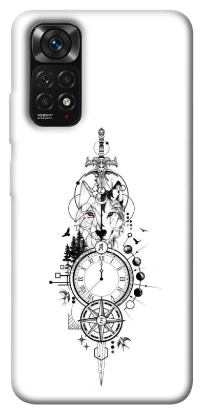 Чехол на Xiaomi Redmi Note 11 (Global) / Note 11S Tattoo ver.8 фото 1 из 1