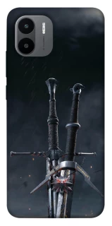 Чехол на Xiaomi Redmi A1 / A2 Мечи Ведьмака фото 1 из 1