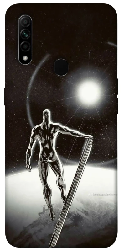 Чехол на Oppo A31 Серебряный сёрфер фото 1 из 1