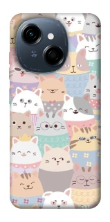 Чехол на TECNO Spark Go 1 Funny Kittens ver.2 фото 1 из 1