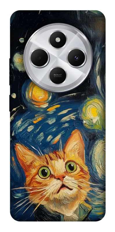 Чехол на Xiaomi Redmi 14C / Poco C75 paint cat фото 1 из 1