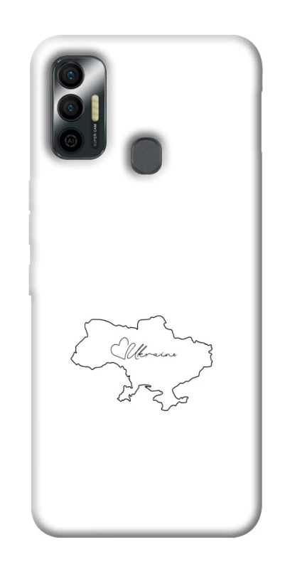 Чехол на TECNO Spark 7 Ukraine map фото 1 из 1