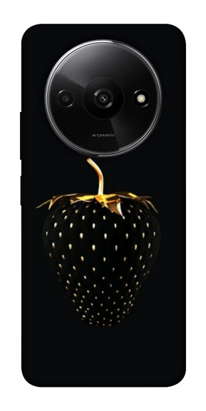 Чохол на Xiaomi Redmi A3 Чорна полуниця фото 1 з 1