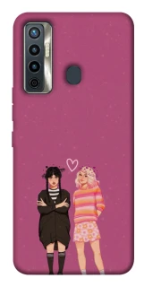 Чехол на TECNO Camon 17 Raven & Rainbow Wednesday фото 1 из 1