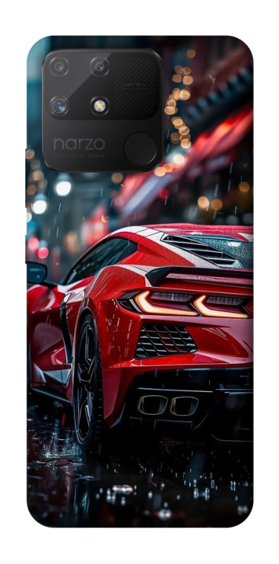 Чехол на Realme Narzo 50A Red sports car фото 1 из 1