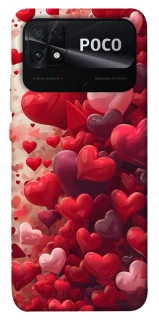 Чохол на Xiaomi Poco C40 Many hearts фото 1 з 1