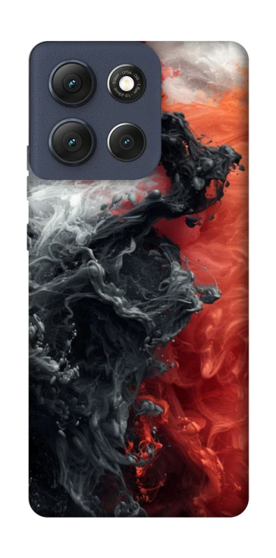 Чохол на Motorola Moto G86 Black and Red фото 1 з 1