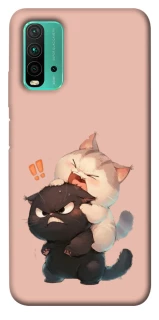 Чехол на Xiaomi Redmi Note 9 4G / Redmi 9 Power Сat and cat фото 1 из 1