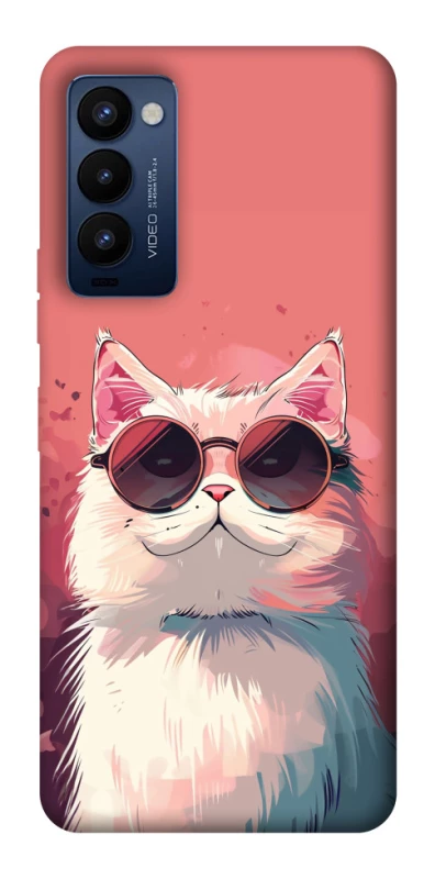 Чохол на TECNO Camon 18 Pro Сat with glasses фото 1 з 1