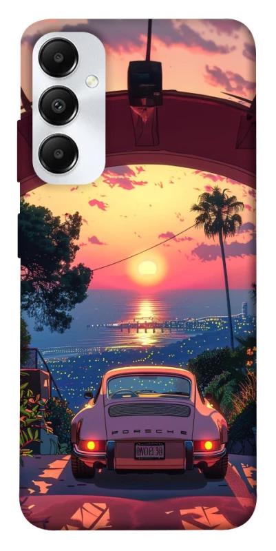 Чохол на Samsung Galaxy A05s Porsche at sunset фото 1 з 1