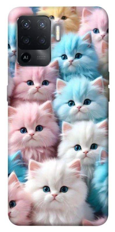 Чехол на Oppo Reno 5 Lite Kittie Love фото 1 из 1