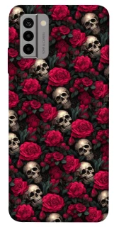 Чохол на Nokia G22 Черепа та рози фото 1 з 1