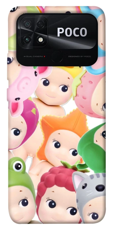 Чохол на Xiaomi Poco C40 Fruit-Zoo Kaleidoscope фото 1 з 1