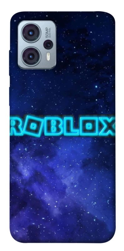 Чохол на Motorola Moto G23 Roblox Space Logo Blue фото 1 з 1